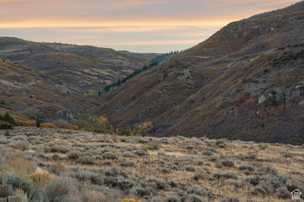 View of mountain backdrop