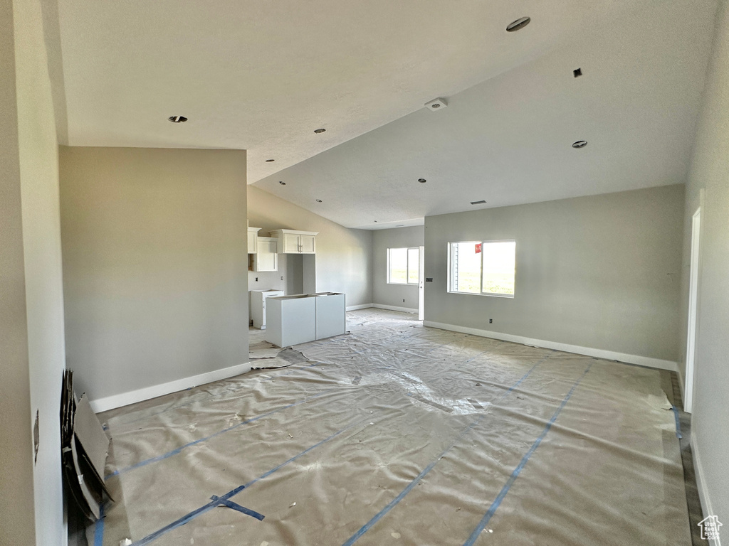 View of unfurnished living room