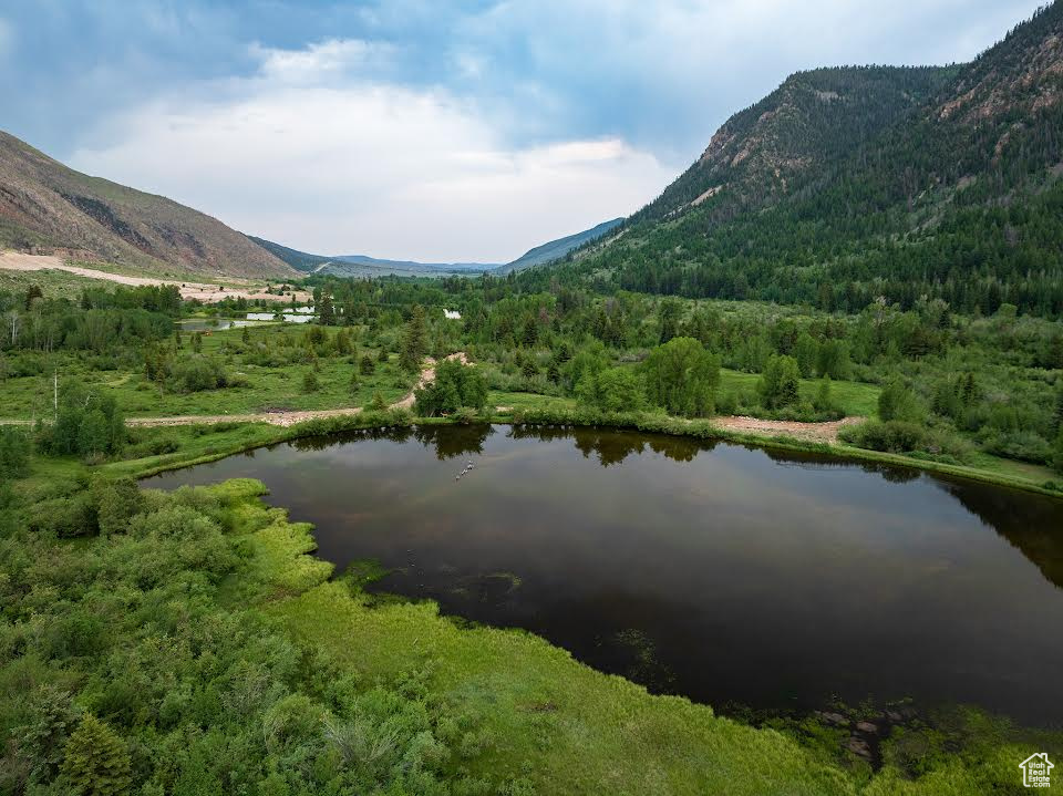 Property view of water featuring a mountain view