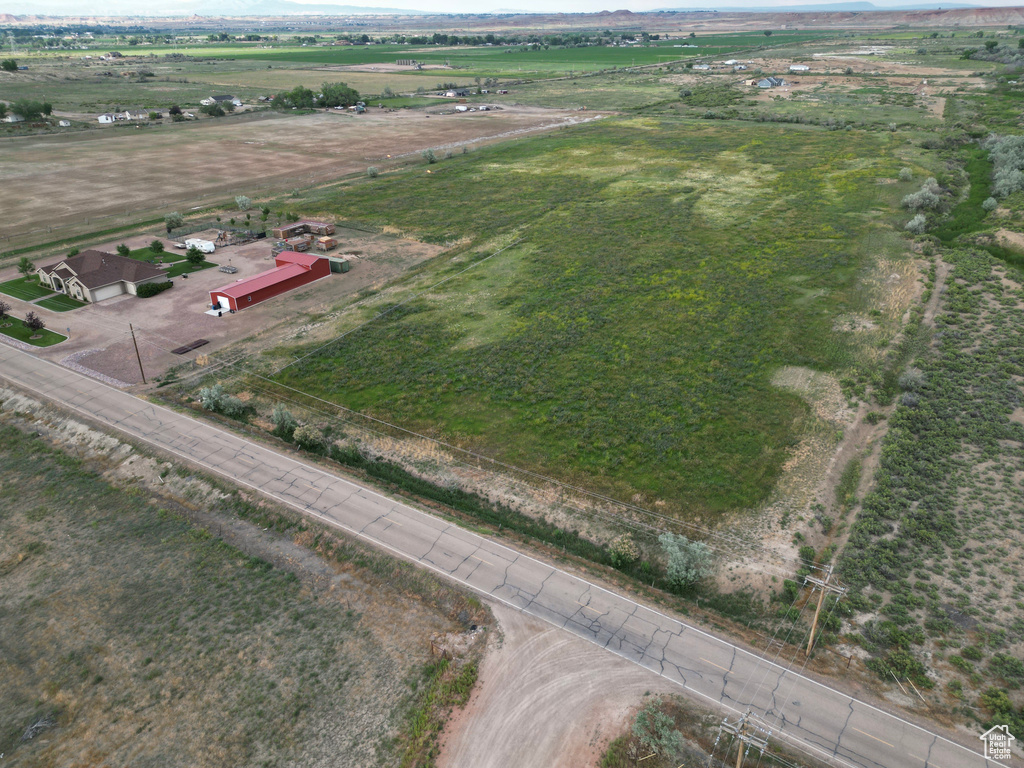 Drone / aerial view featuring a rural view
