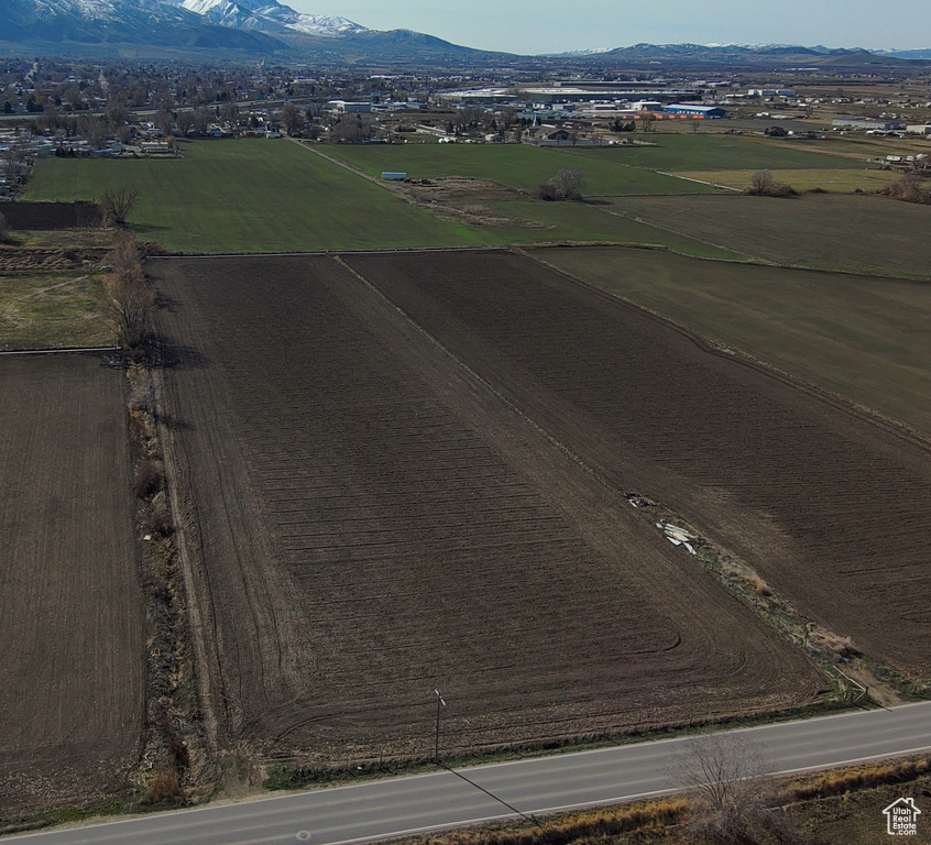Bird\'s eye view featuring a mountain view and a rural view