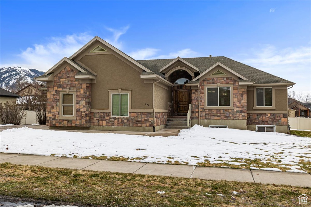 View of craftsman-style home