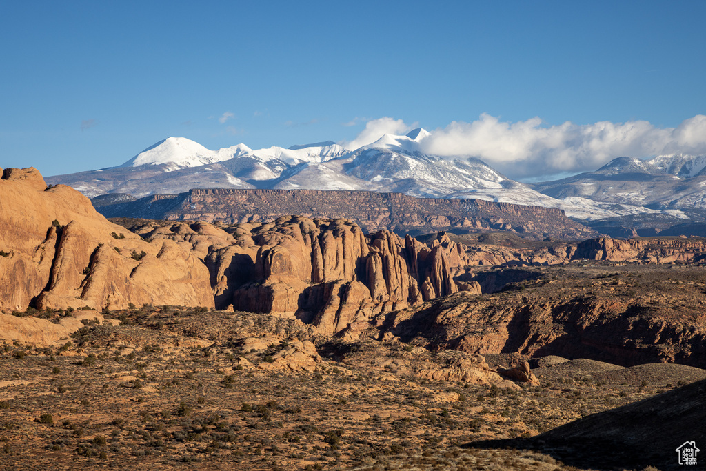 View of mountain background