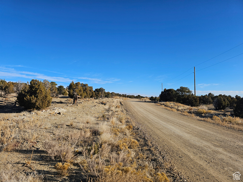 View of street with a rural view