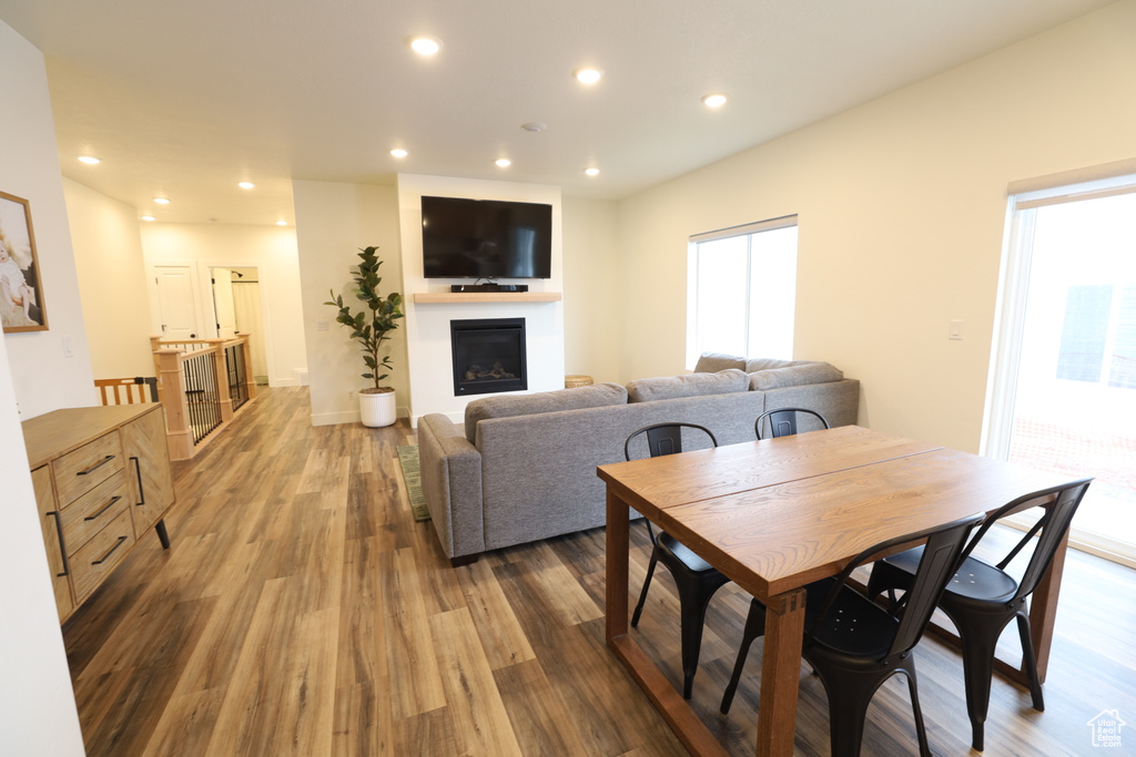 Dining room featuring hardwood / wood-style floors