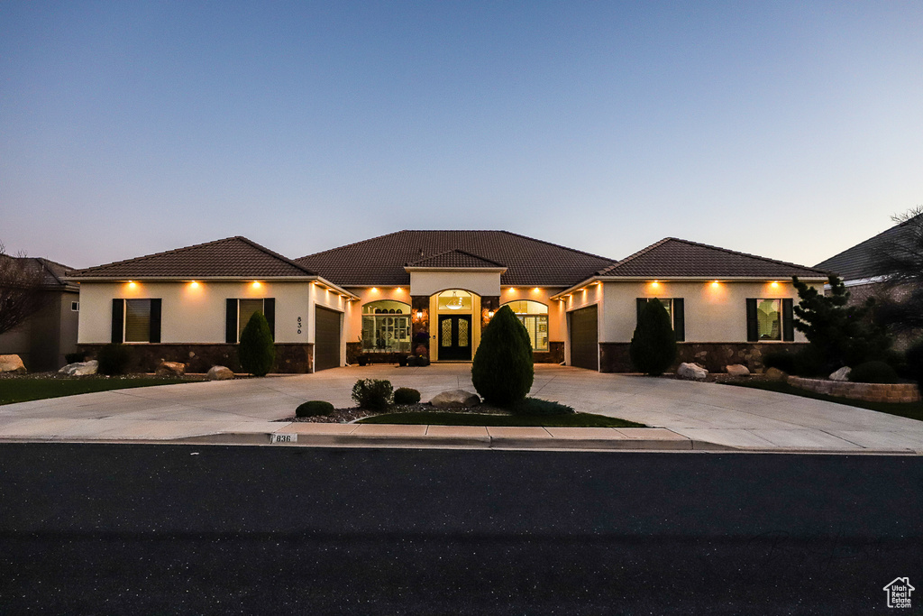 View of mediterranean / spanish house