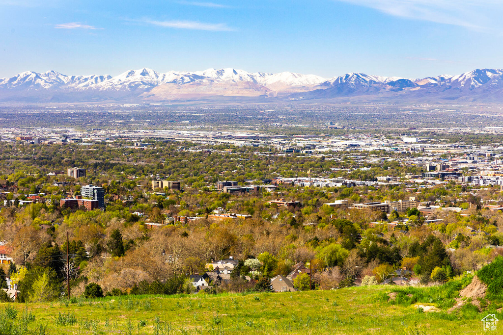 View of property view of mountains