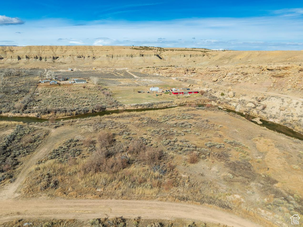 Drone / aerial view featuring a rural view