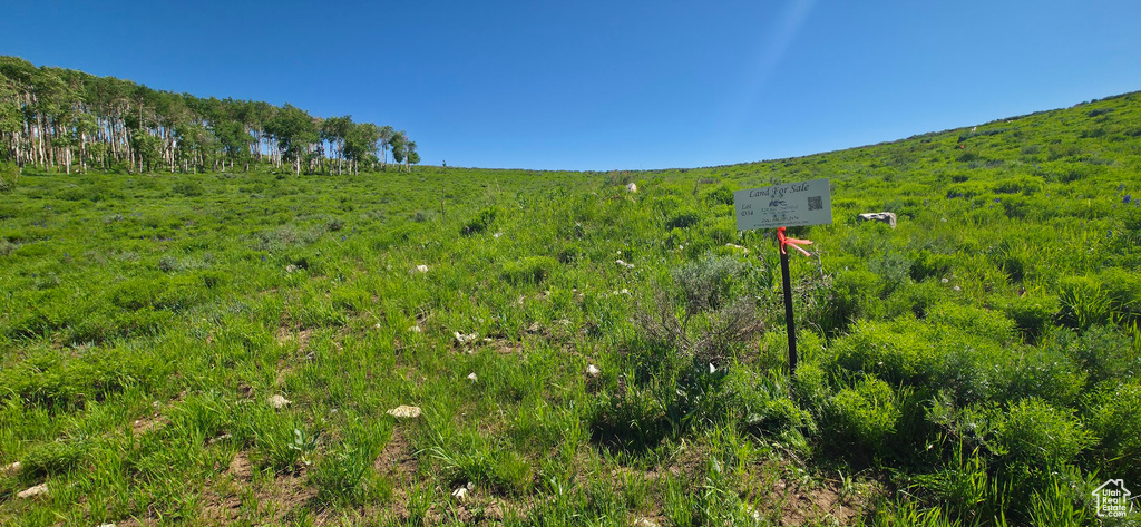 Exterior view of a mountainous background