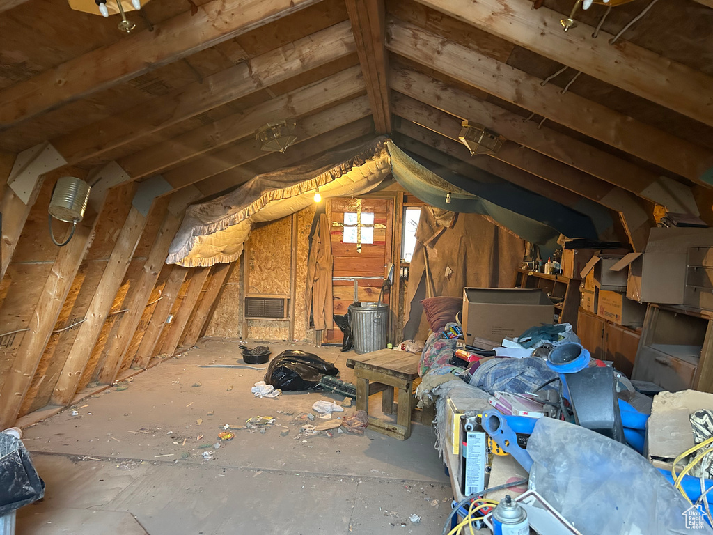 View of attic