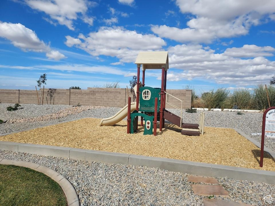 View of jungle gym