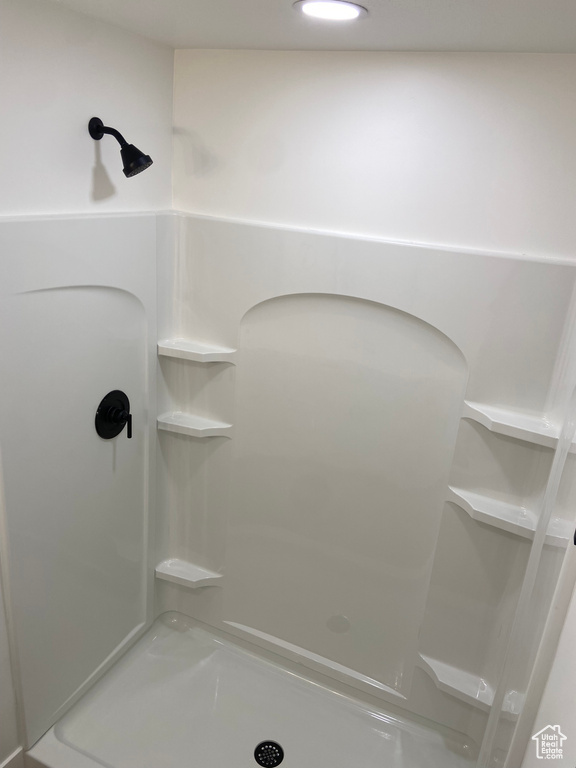 Bathroom featuring a shower