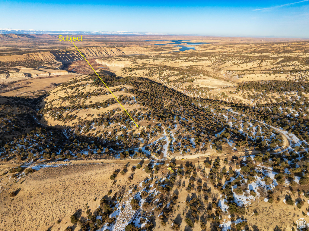 Bird's eye view with a rural view