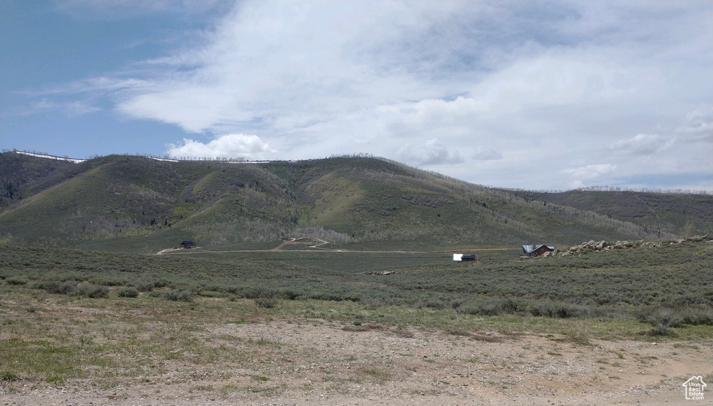 Property view of mountains featuring a rural view