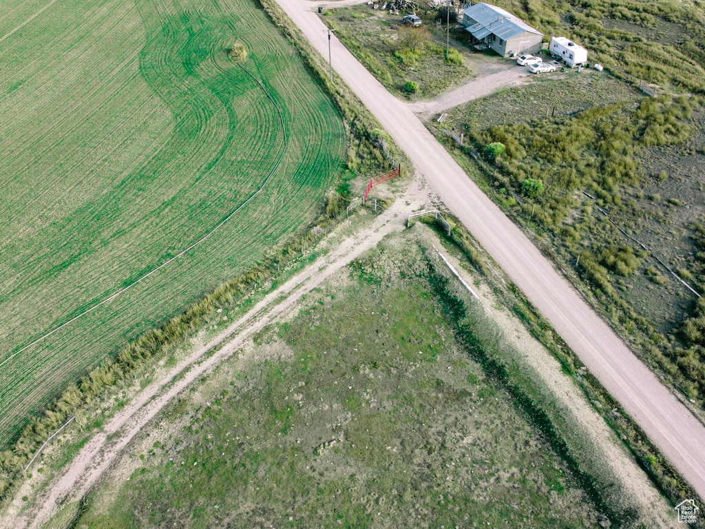 Drone / aerial view featuring a rural view
