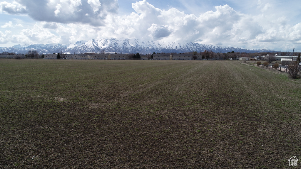 Exterior space with a rural view and a mountain view