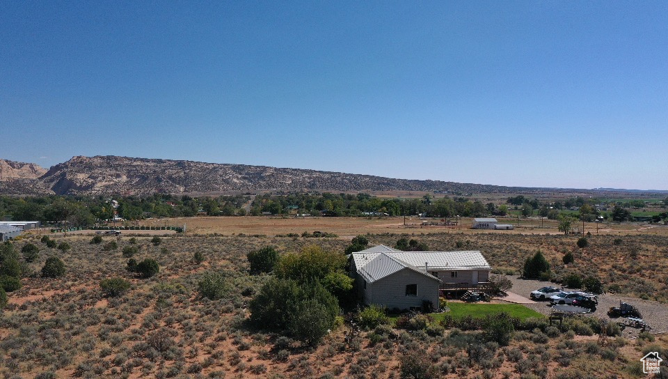 View of mountain feature with a rural view