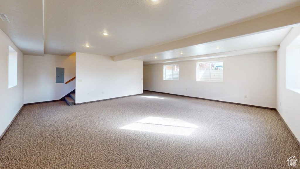 Empty room with carpet