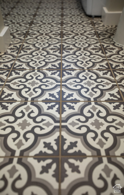 Details with tile flooring
