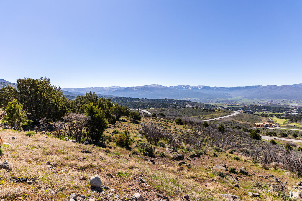 View of property view of mountains