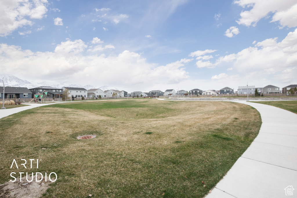 Surrounding community featuring a yard