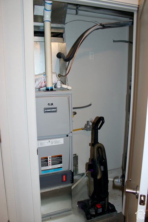 View of utility room