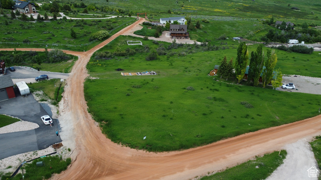 Drone / aerial view featuring a rural view