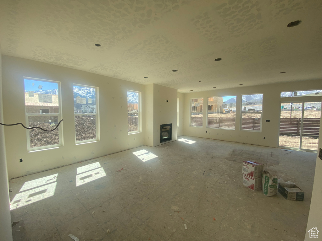 View of unfurnished living room