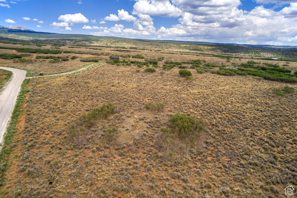 Aerial view featuring a rural view