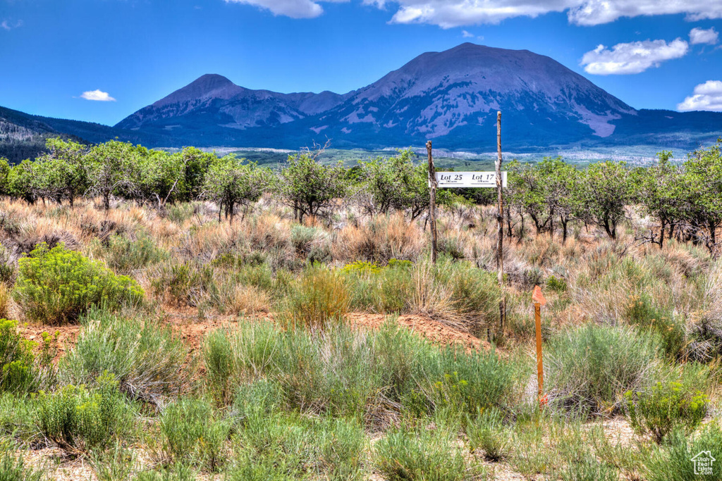 View of mountain view