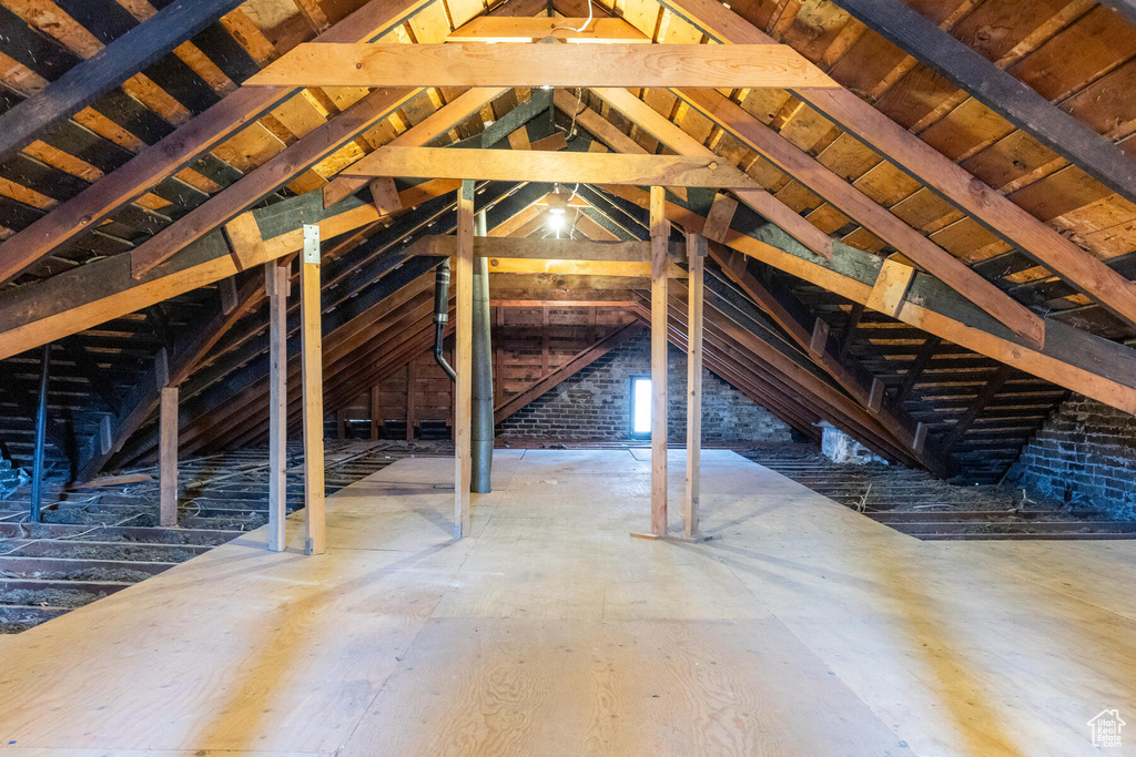 View of attic