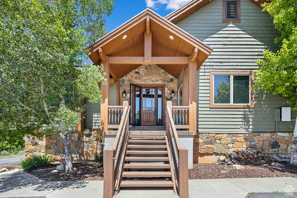 View of front of home