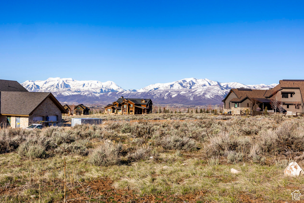 View of property view of mountains