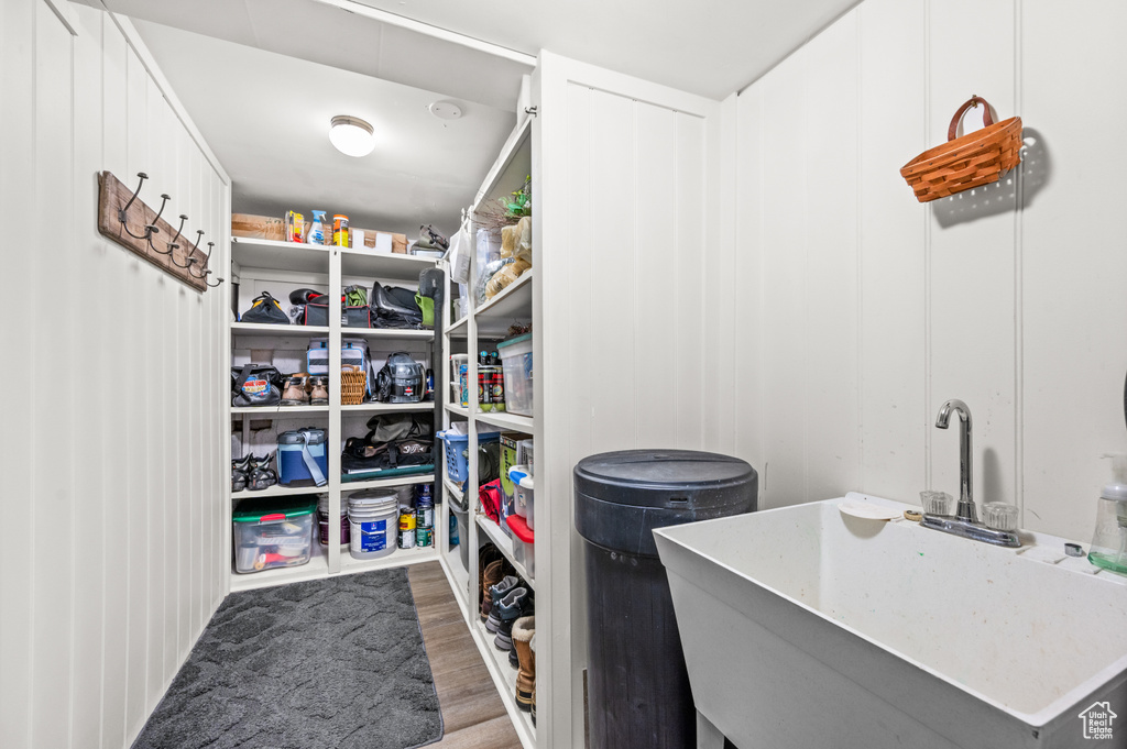 Pantry with sink