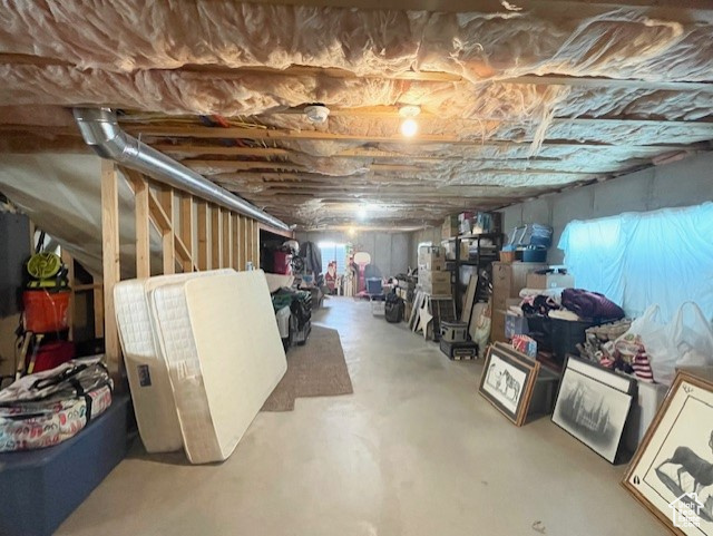 View of basement