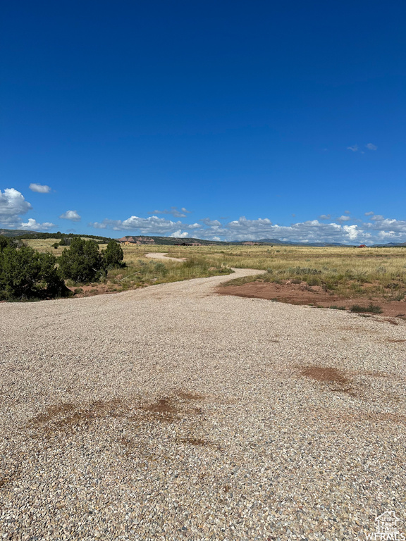 View of street with a rural view