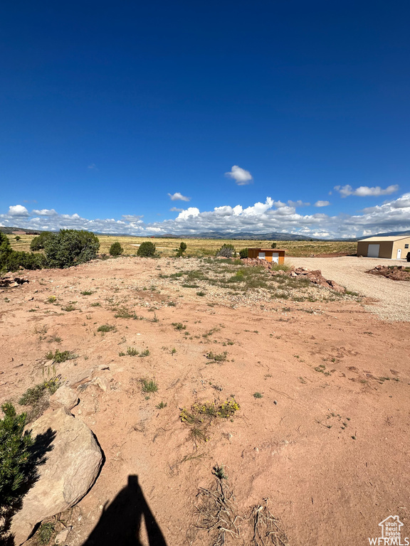 Exterior space with a rural view