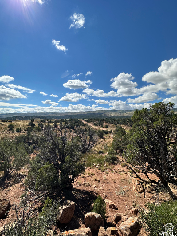 View of mountain feature featuring a rural view