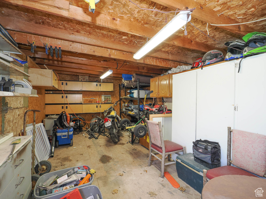 View of basement