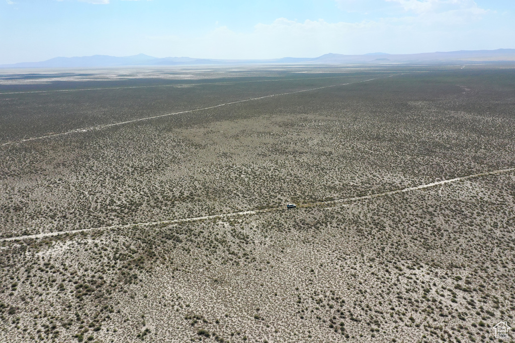 Aerial view with a rural view and a mountain view