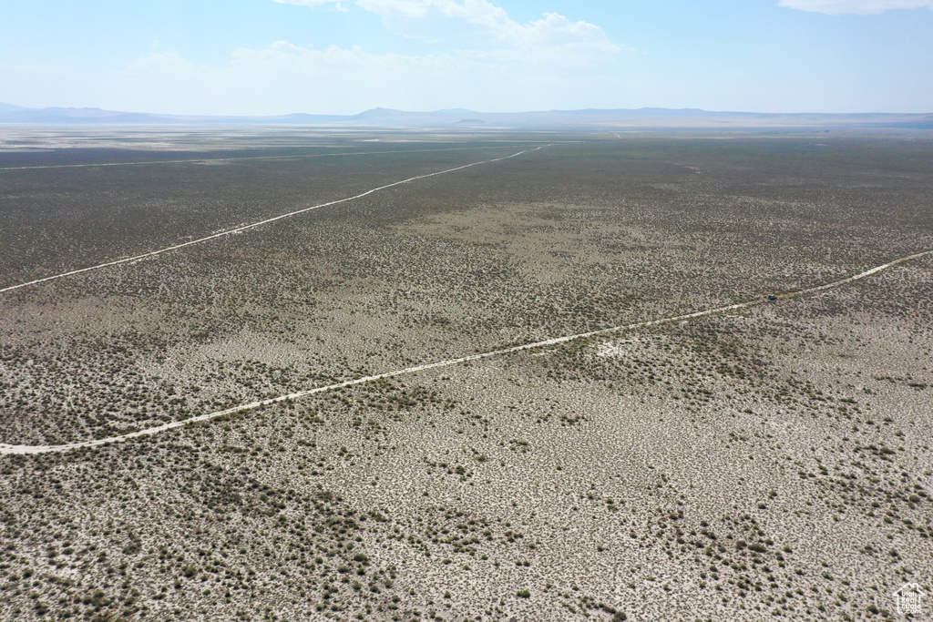 Birds eye view of property featuring a rural view