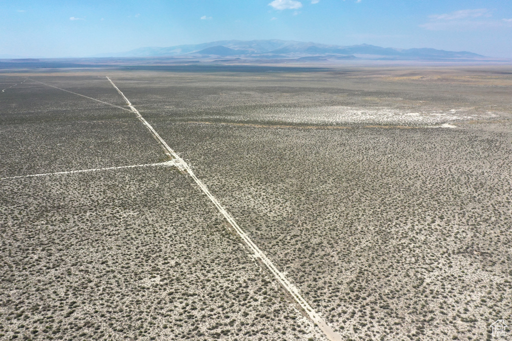 Drone / aerial view with a rural view and a mountain view