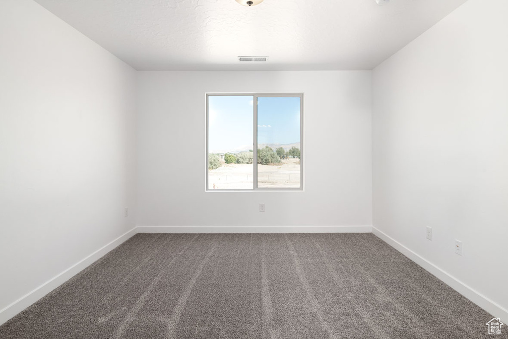 Empty room featuring carpet floors