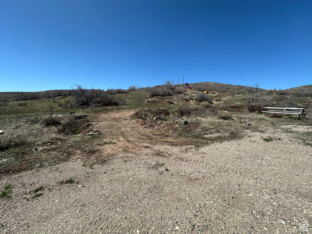 View of mountain feature featuring a rural view