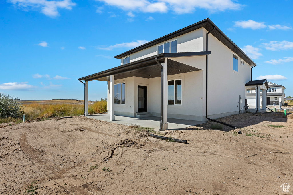 View of back of property