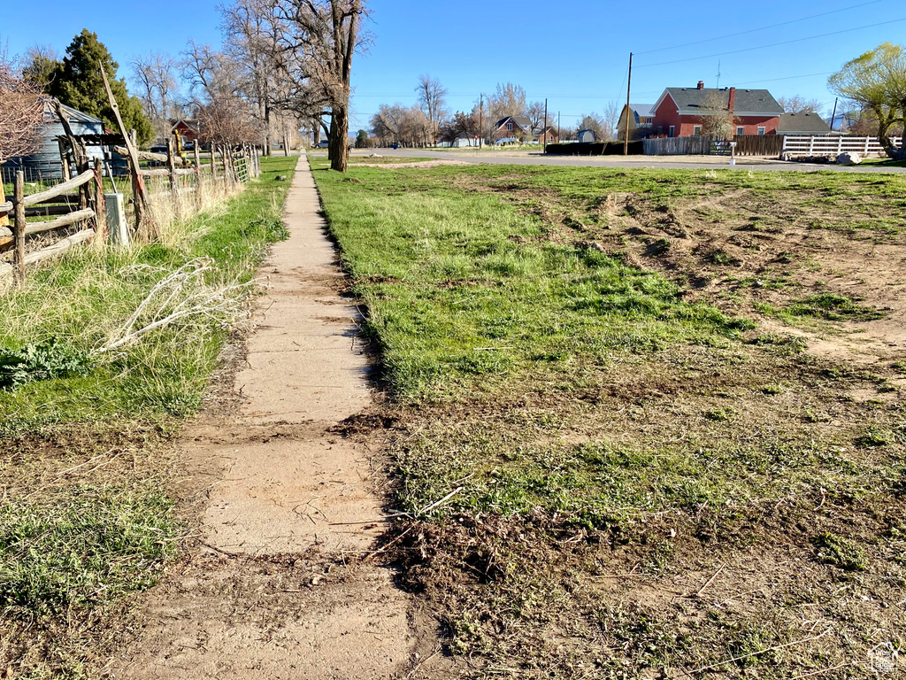 View of yard featuring a rural view