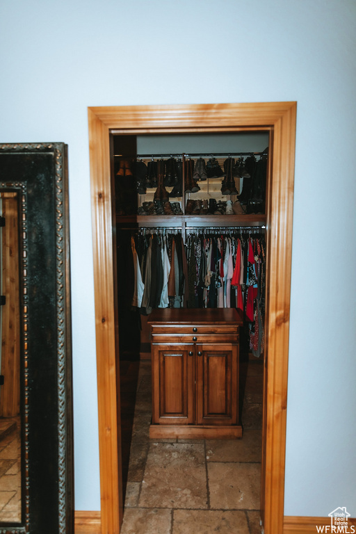 View of closet