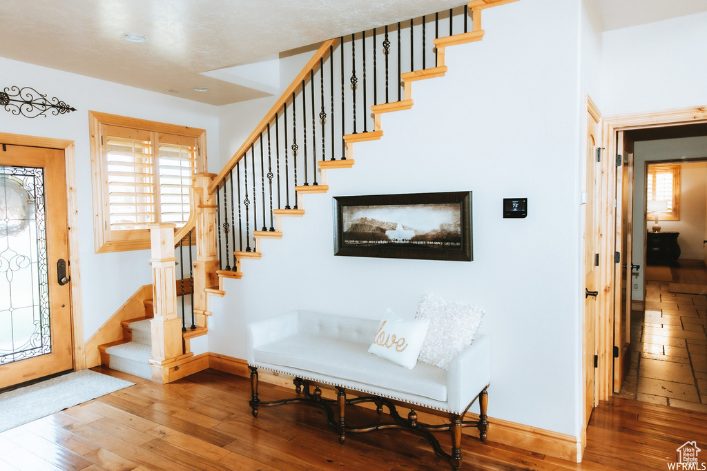 Interior space featuring tile floors