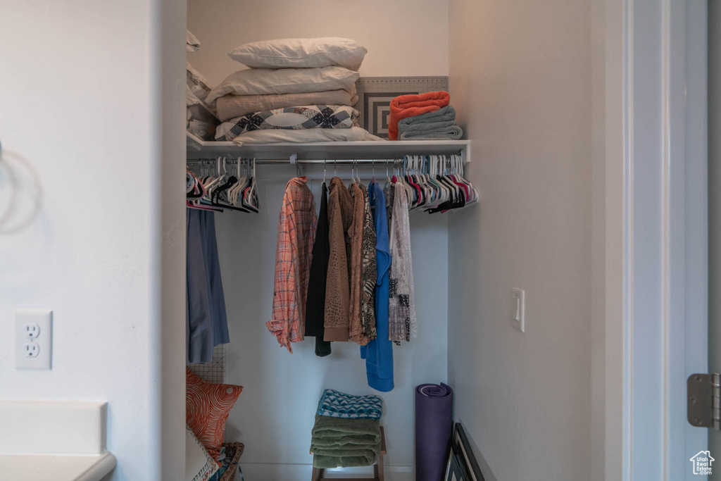 View of closet