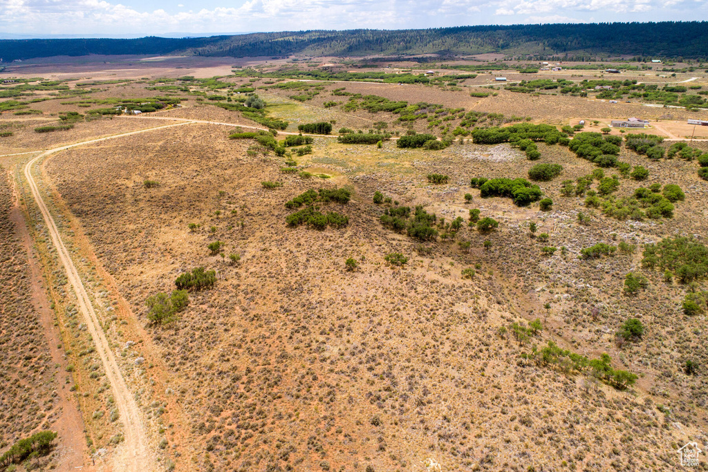 Aerial view featuring a rural view